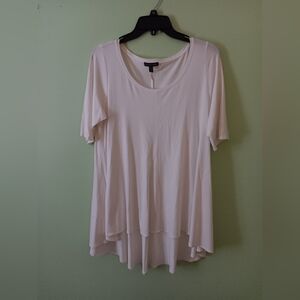 Eileen Fisher Women's White Short Sleeve Top